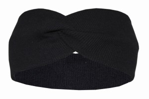  OPASKA DAMSKA NA GŁOWĘ / TURBAN - CZARNA
